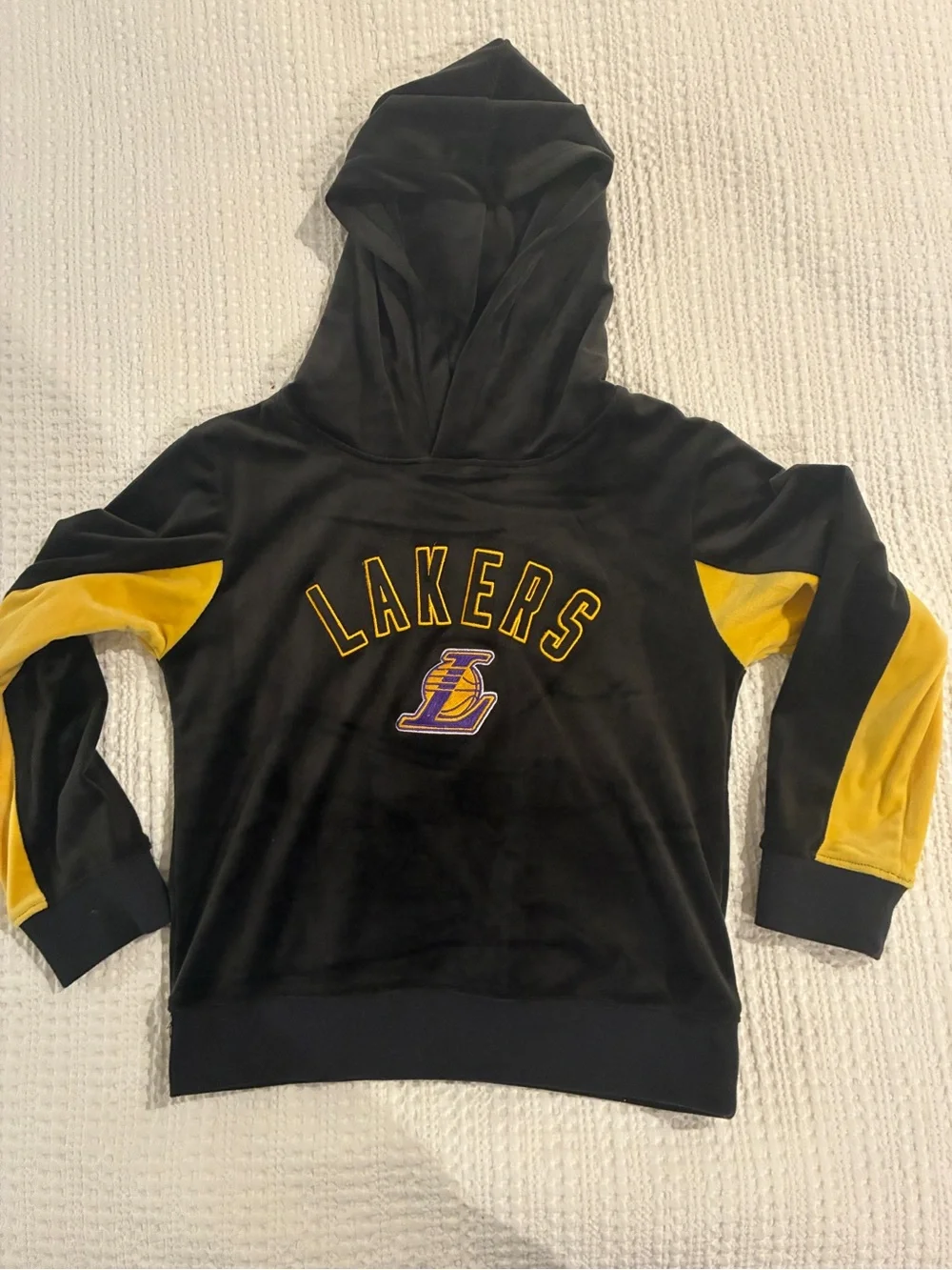 Los Angeles Lakers Black & Gold Kids Hoodie - Boys size 7
